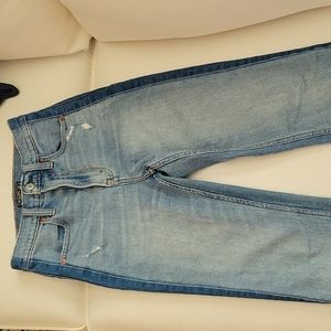High waisted Zoe jeans. Ankle straight